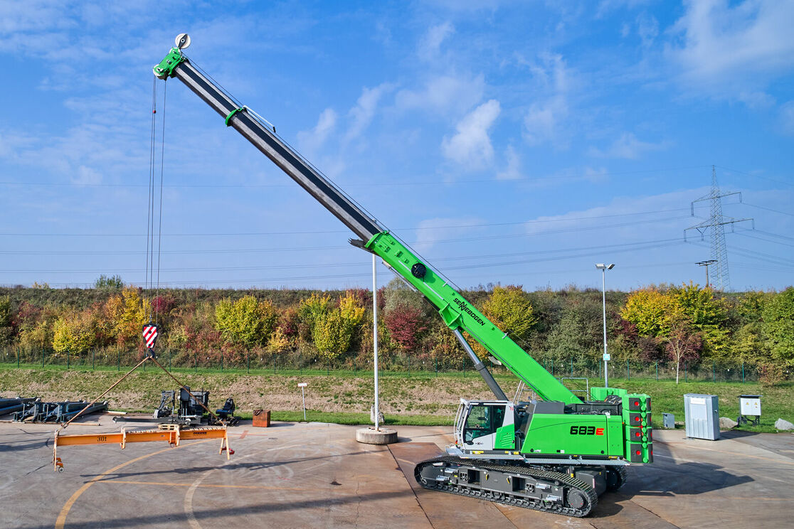 Sennebogen 683E Teleskopkran im Einsatz